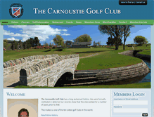Tablet Screenshot of carnoustiegolfclub.co.uk